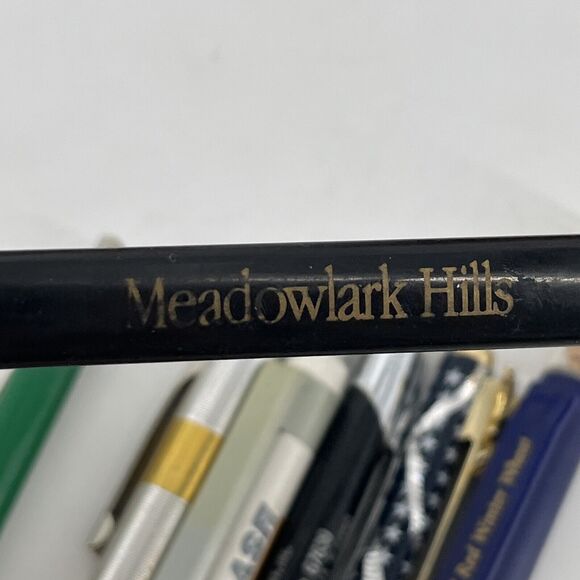 Lot of 10 Vintage Business Advertising Click Pens Collectible #5 - Picture 10 of 12